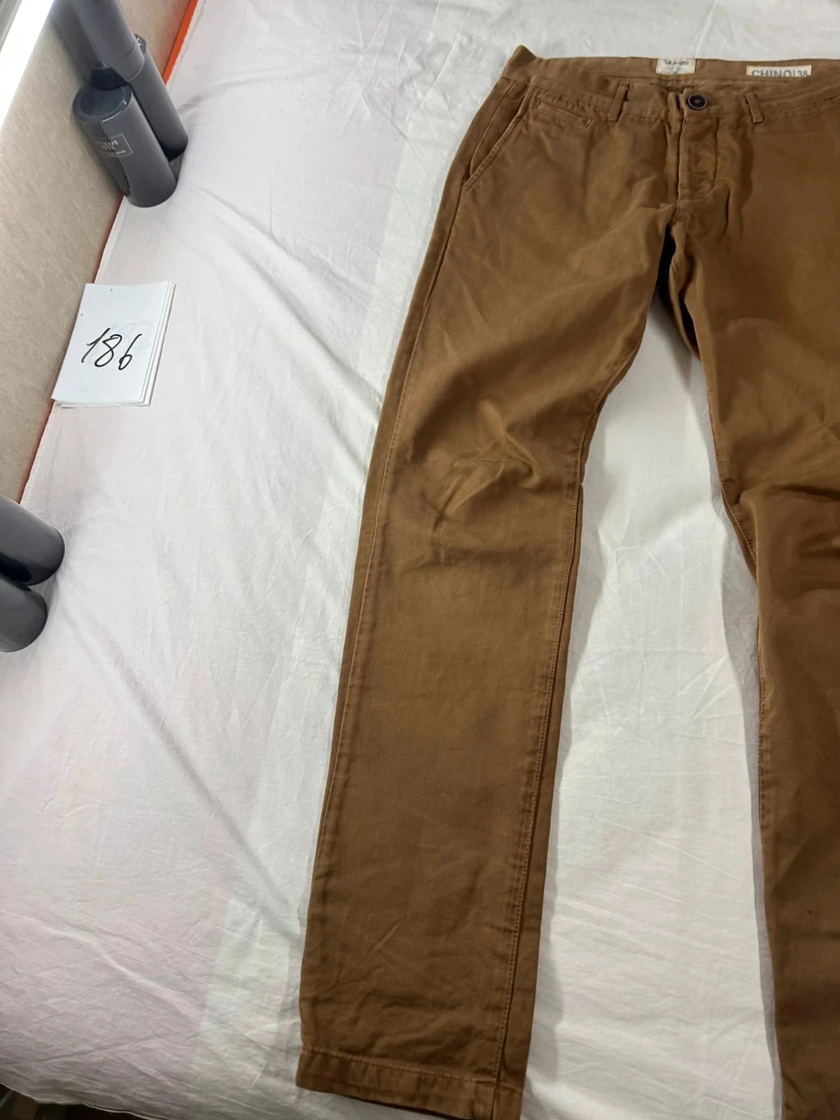 Chino beige marron Jules – photo 3